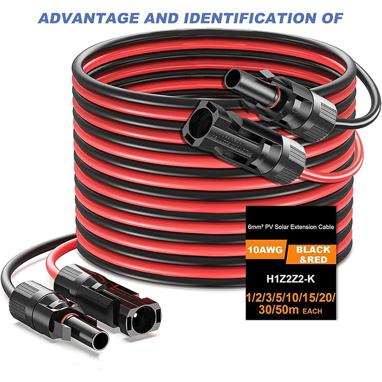 50 Feet 10AWG Igiyar Tsawo don Tsarin PV Mai Haɗawa ta ƙasa