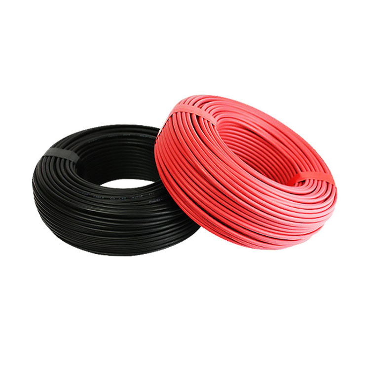 Waya Photovoltaic da Cable Red da Black Sheath